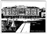 Trieste Hotel Excelsior, Vintage Post Card
