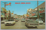 Obregon Avenue, Nogales, Sonora, Mexico, Vintage Post Card.