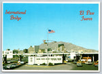 International Bridge, El Paso, Texas, Vintage Post Card
