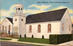 Crest Community Church, Wildwood Crest, New Jersey, USA, Vintage Post Card