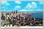 Seattle, Mt. Rainer, Washington, Vintage Post Card