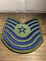 Military Patch US Air Force E-7/MSgt Master Sergeant Armed Forces