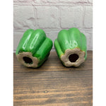 Vintage Bell Peppers Salt & Pepper Shakers, Green, Red, Japan -Lot of 3 Sets
