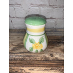 Vintage Royal Norfolk Salt Shaker, Yellow Rose Green White Pattern, Replacement