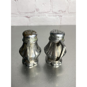Vintage Silver Chrome Tea/Coffee Pot Salt & Pepper Shakers