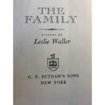 Vintage Book: The Family by Leslie Waller Hardcover 1968