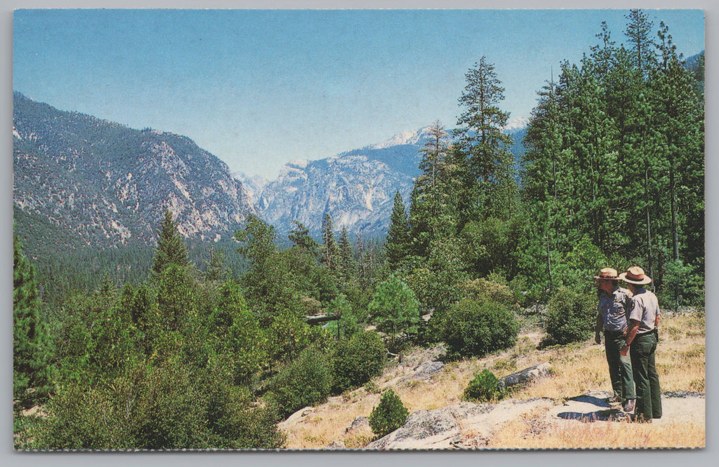 Kings Canyon National Park, California, USA, Vintage Post Card