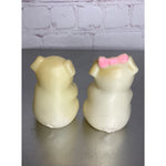 Vintage Pigs Piggies Salt & Pepper Shakers Plastic