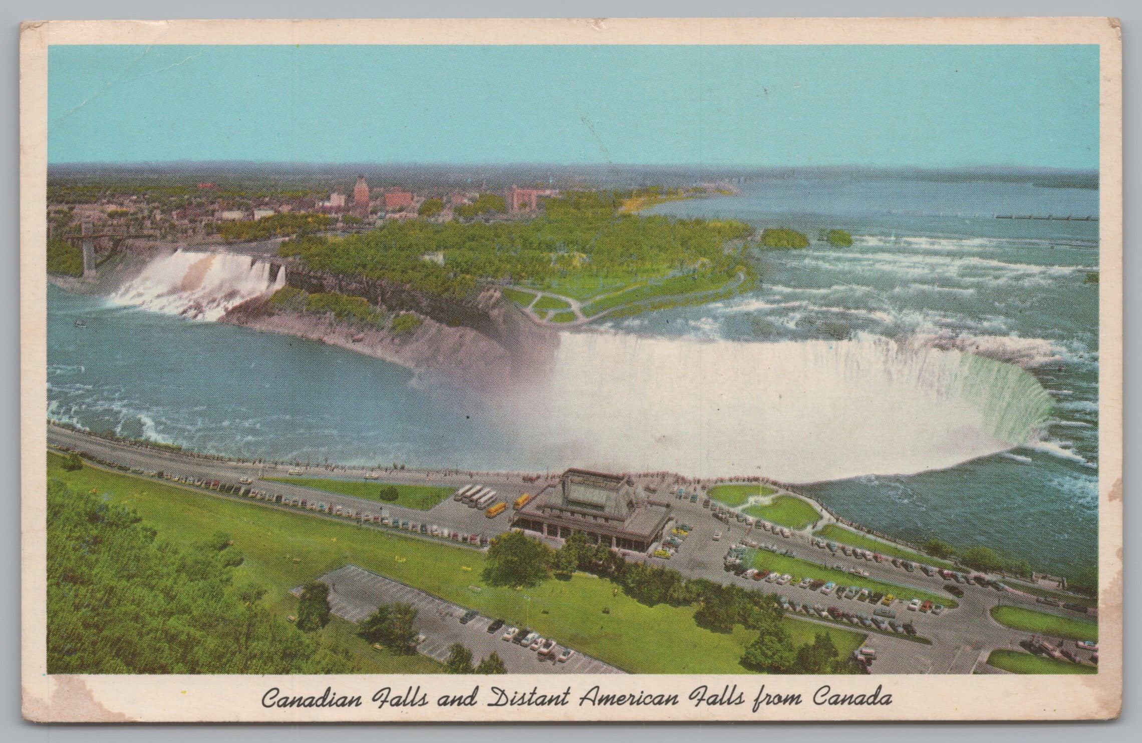 Canadian Falls, Niagara Falls, Vintage Post Card.