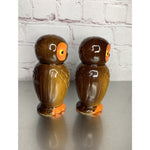 Vintage Ceramic Owl Salt & Pepper Shakers 1960s
