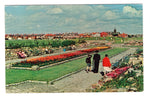 Sunken Garden, Whitley Bay, Vintage Post Card.