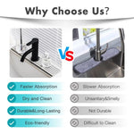 Faucet Mat for Kitchen Sink, Diatomite Absorbent,Draining, Quick Dry 17.7in