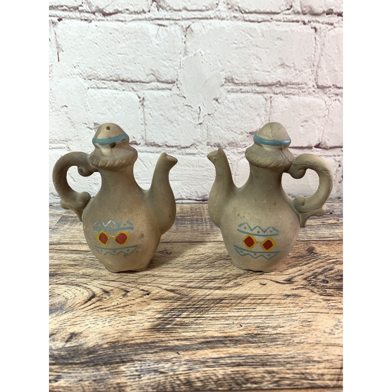 Vintage India Style Pitcher Salt & Pepper Shakers