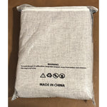 Linen Blackout Curtains Full Light Blocking 2 Panels 52Wx84L/ Light Gray