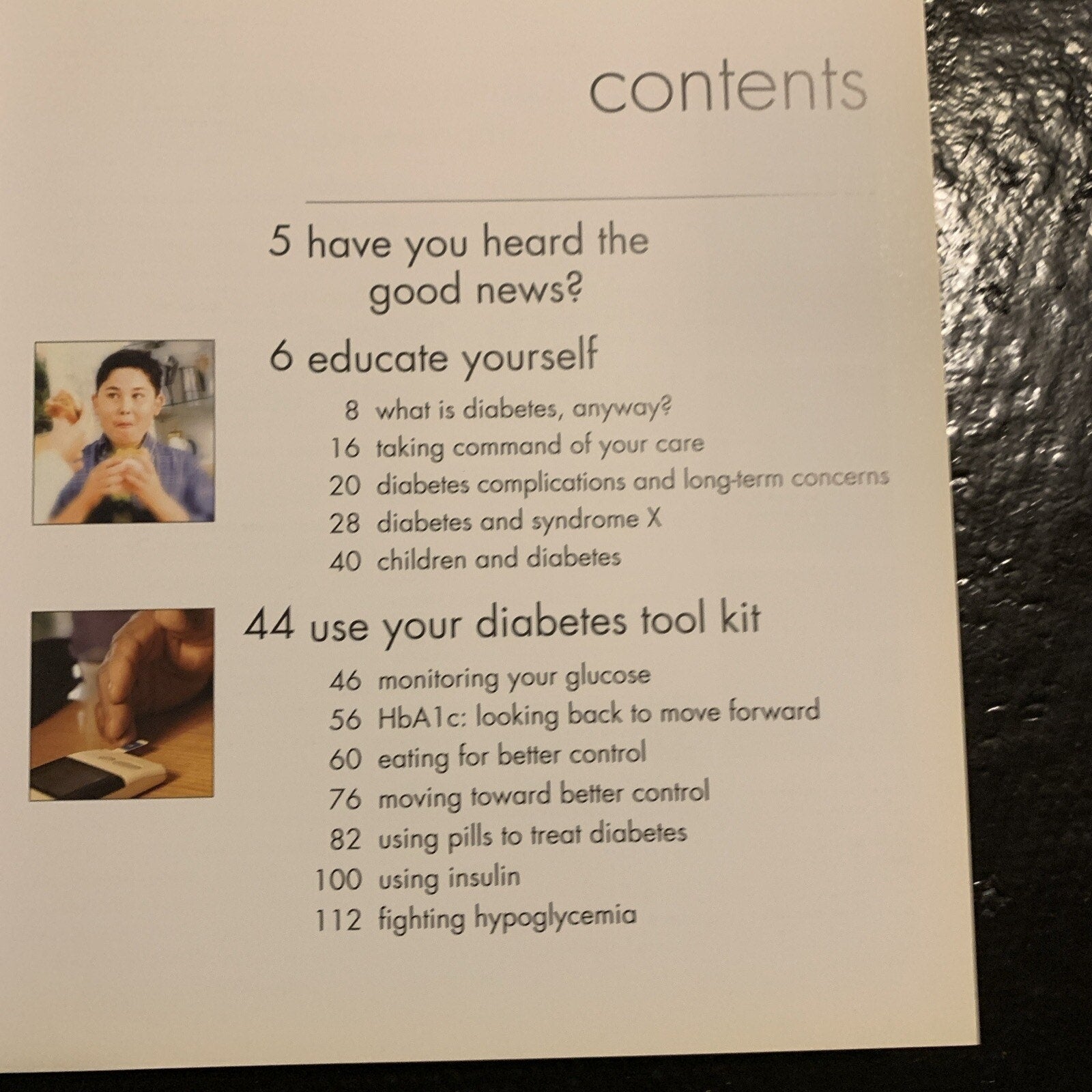 The Diabetic Bible: Guide to Living Well w/ Diabetes - Hardcover Never Used