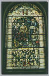 The Patriots Window, Christ Church, Philadelphia, Vintage Post Card.