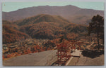 Sky Lift View Of Gatlinburg, Tennessee, Vintage Post Card.