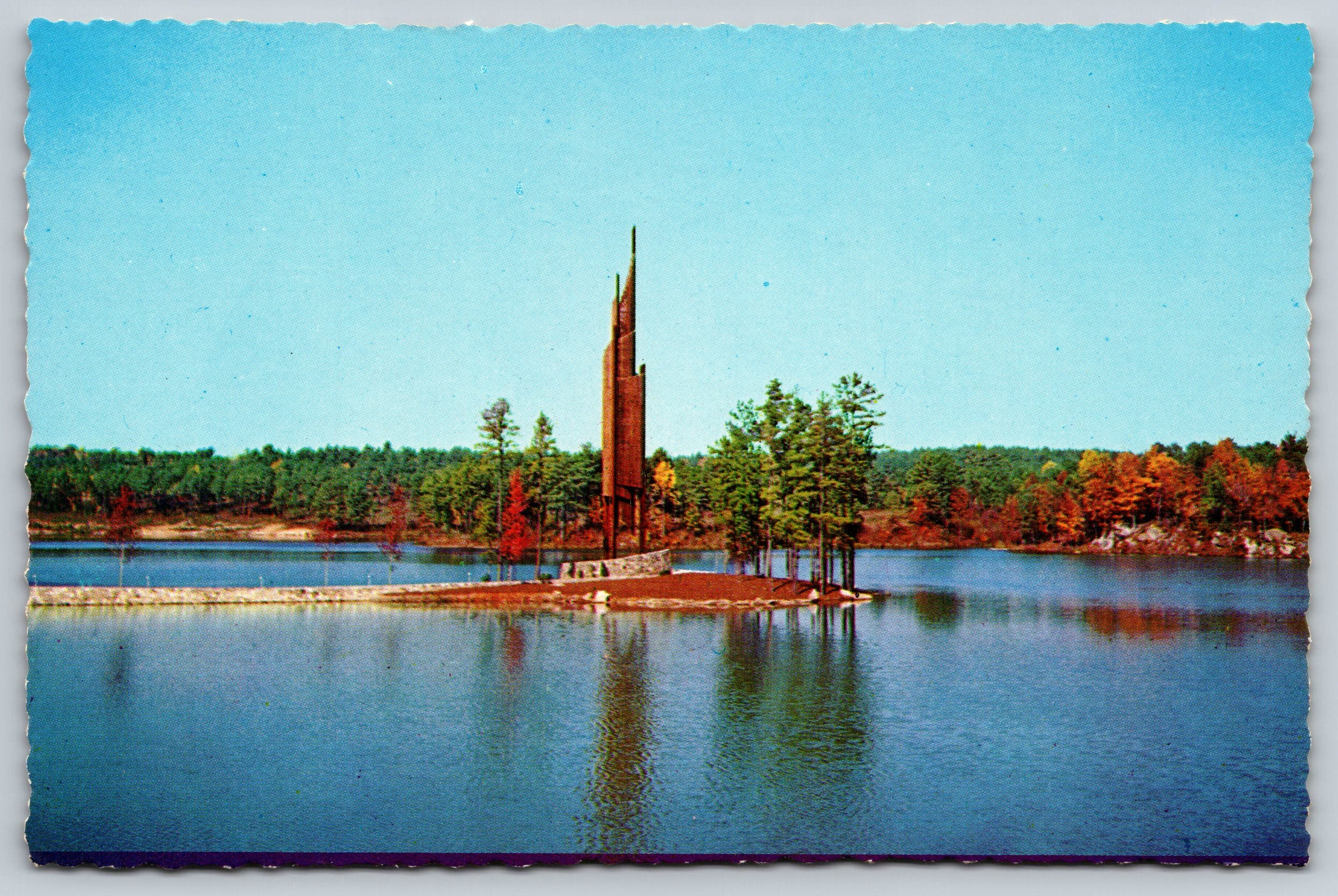The Carillson, Stone Mountain, Georgia, Vintage Post Card