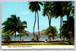 Pigeon Island, Reduit Beach, Vintage Post Card