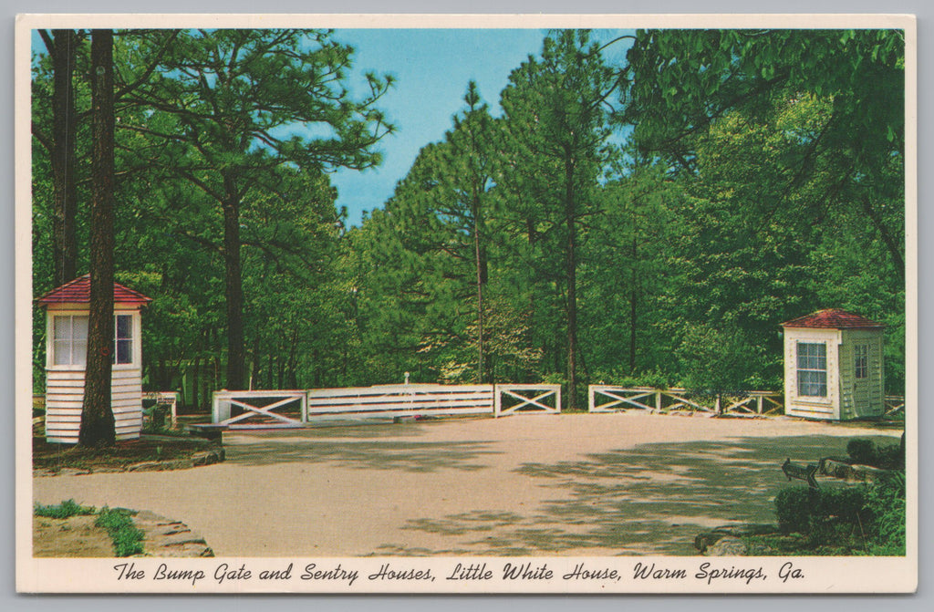 The Bump Gate, President Roosevelts Design, Vintage Post Card.