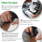 Premium Shoe Flow Wipes, Quick Wipes, Removes Dirt, Grime & Stains 4 Pk Lot