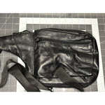 Buxton Genuine Leather Black Shoulder Slingback Hand Bag Purse