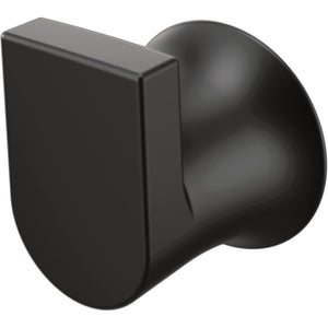 Moen Genta LX Matte Black Modern Single Robe, Towel Hanger Kitchen,Bath BH3803BL