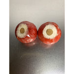 Vintage Mini Tomato Salt & Pepper Shakers Ceramic