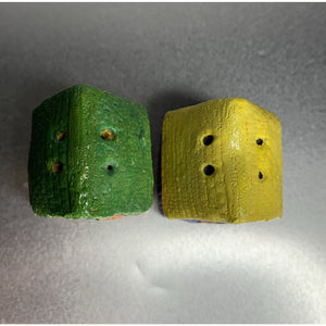 Vintage Ma and Pa Ceramic Outhouse Salt & Pepper Shakers Handmade