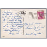 East Shores Of Lake Tahoe And Cave Rock, Vintage Post Card.