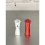 Vintage Mini Wood Hour Glass Shape Salt & Pepper Shakers