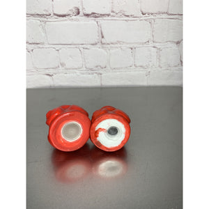 Vintage Red Fire Hydrant Salt & Pepper Shakers Ceramic
