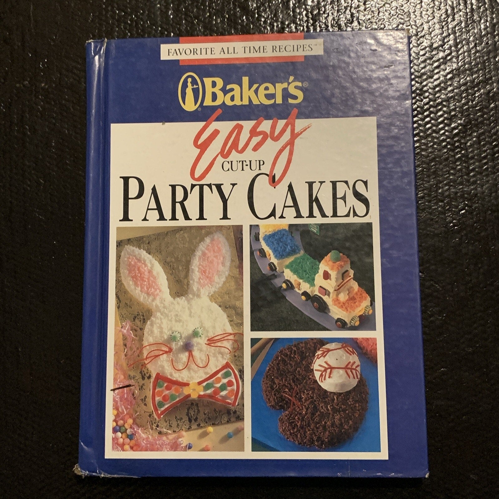Vintage 1993 Baker’s Easy Cut-Up Party Cakes Cookbook Cake Recipes