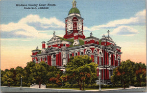 Madison County Courthouse, Anderson, Indiana, USA, Vintage Post Card