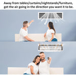 2 Pack Air & Heat Deflector for Vents, Adjustable from 8.5" to 15"