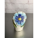 Vintage Lefton Japan Blue Flowers in White Basket Salt “Or” Pepper Shaker