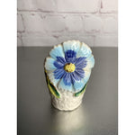 Vintage Lefton Japan Blue Flowers in White Basket Salt “Or” Pepper Shaker