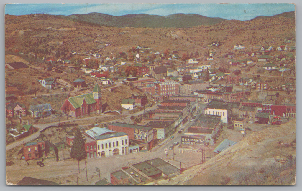 Panorama Of The Central City, Colorado, Vintage Post Card.