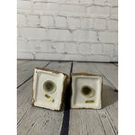 Vintage Ceramic Owls on a Tree Branch Salt & Pepper Shakers- Taiwan 1970’s