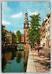 Amsterdam Groenburgwal Holland Netherlands Vintage Post Card