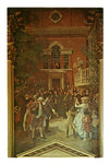 Reading of the Declaration of Independence Painting, Vintage Post Card.