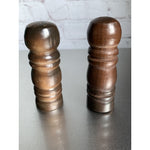 Vintage MCM Wood Salt & Pepper Shaker Classic Japan