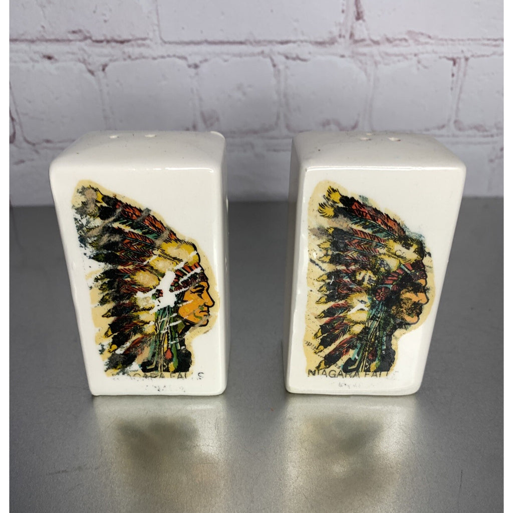 Set of 2 Indian Salt and Pepper Shakers # 12