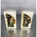 Set of 2 Indian Salt and Pepper Shakers # 12