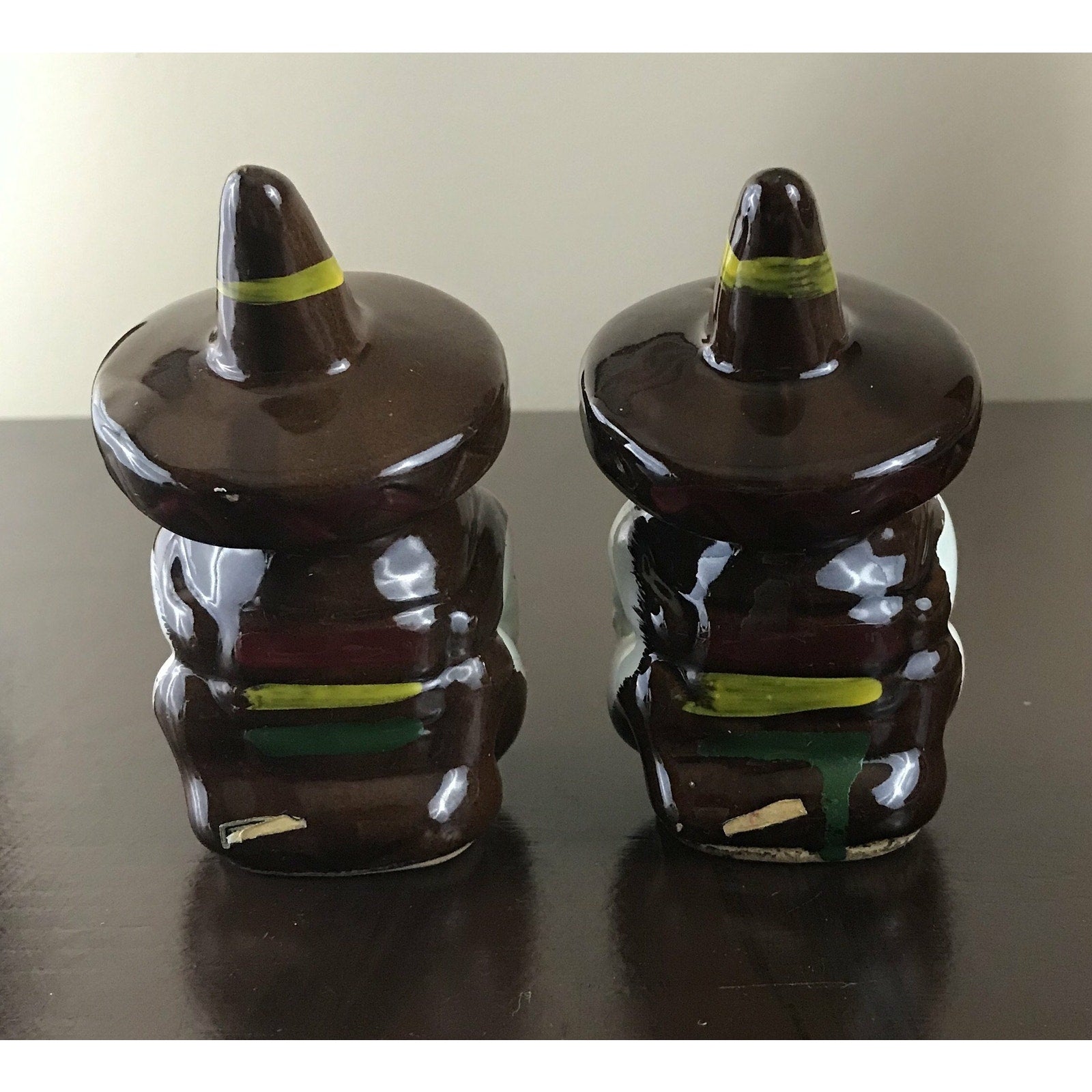 Vintage Mexican Siesta w/Sombrero's Salt & Pepper Shakers
