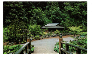 Ceremonial Tea House, Portland, Oregon, Vintage Post Card.