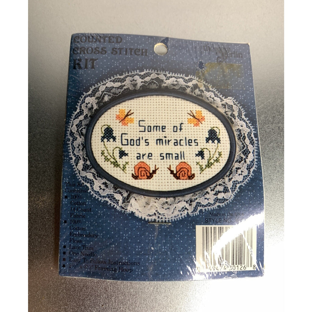 New Berlin Co Counted Cross Stitch Kit God’s Miracles NOS