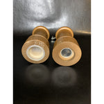 Vintage Wooden Salt Shaker & Pepper Mill Grinder Set 5” Tall MCM