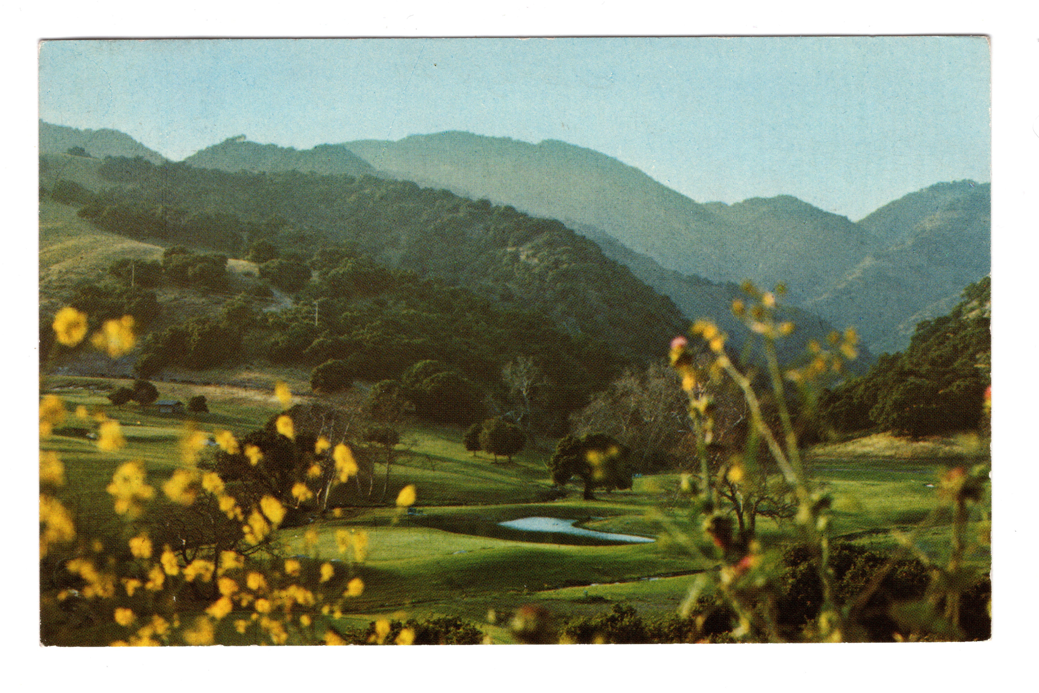 San Luis Bay Inn, Golf Club, Avila Beach, California, Vintage Post Card.