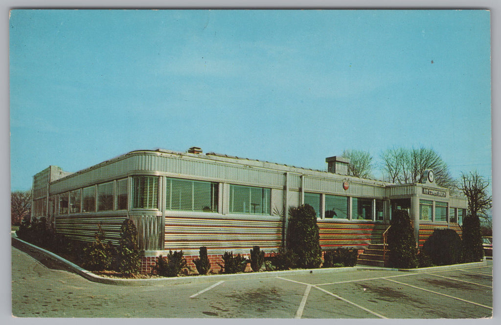 Bellevue Diner, Reading, Pennsylvania, Vintage Post Card.